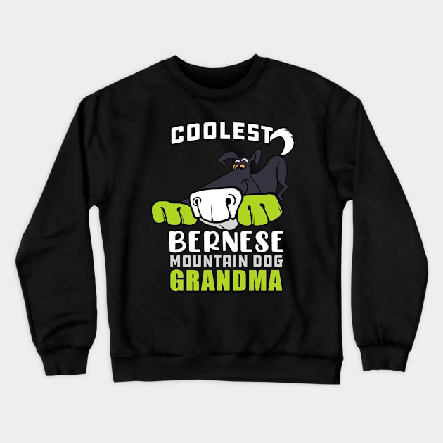 Coolest Bernese Mountain Dog Crewneck Sweatshirt by RickandMorty